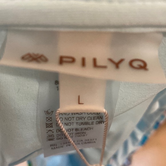 Pilyq Palmas Underwire Halter Swim Top Size L - Picture 4 of 5